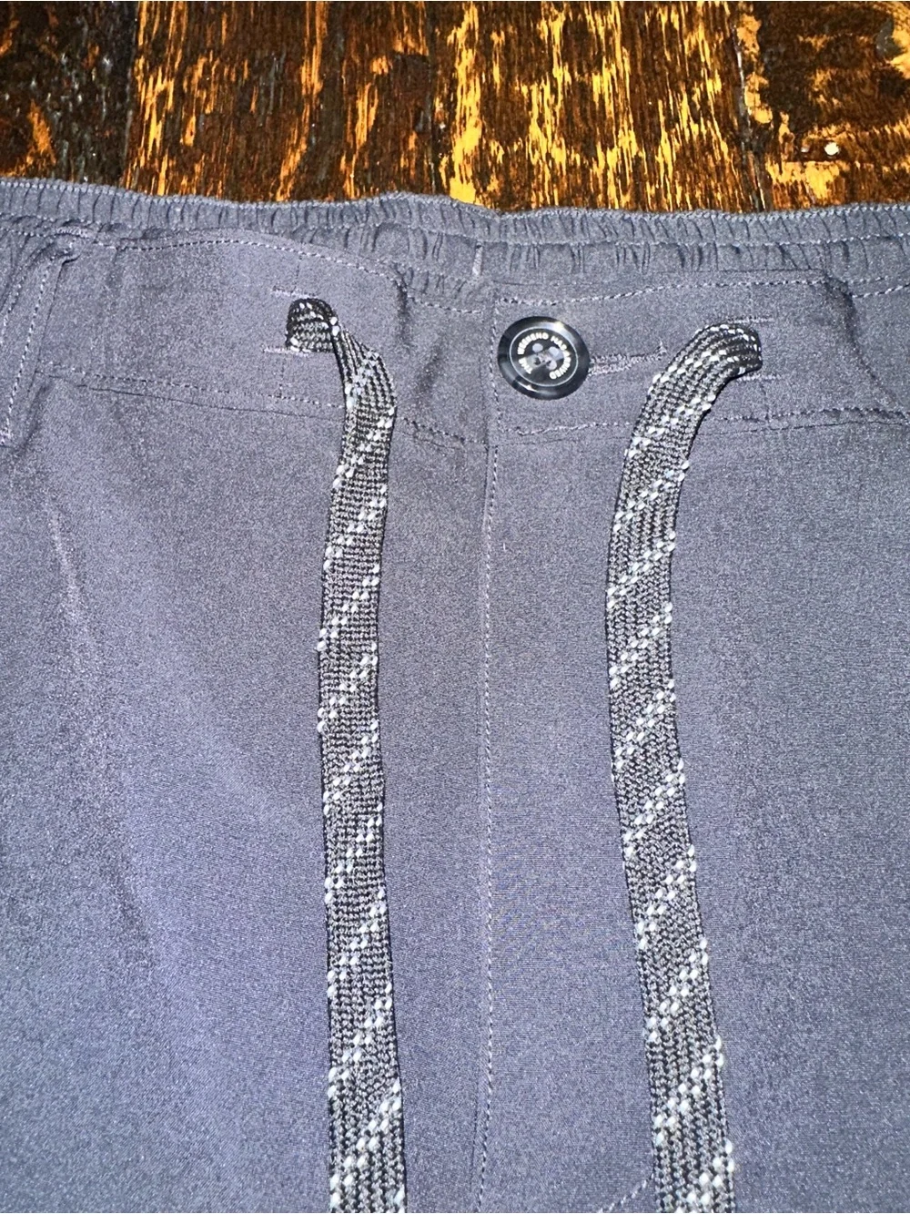 chubbies Black the everywear button front/zipper & Drawstring Shorts 6” L